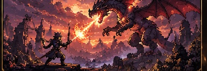 Battle against a dragon
